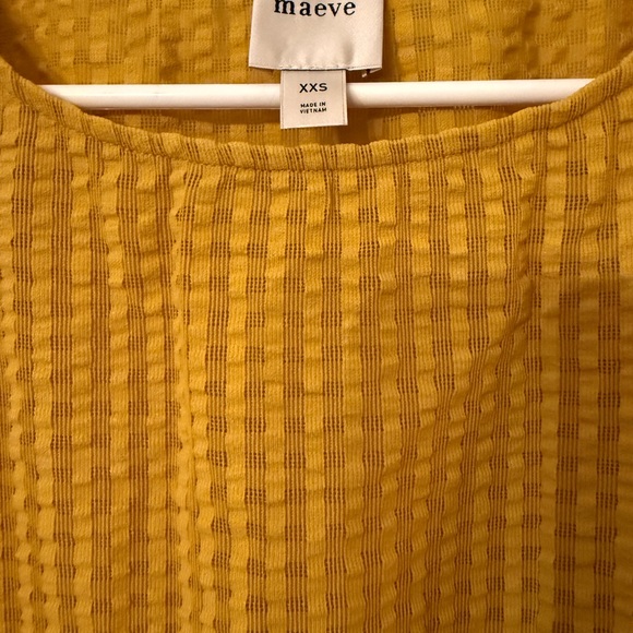 Maeve Yellow Ruffle Blouse - Picture 3 of 4